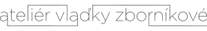 černobílé logo ateliéru Vlaďky Zborníkové